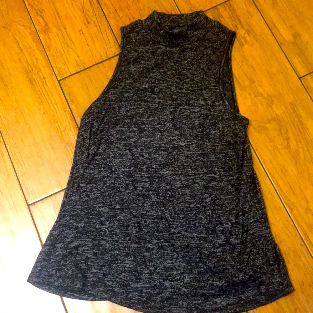 Mock neck tank